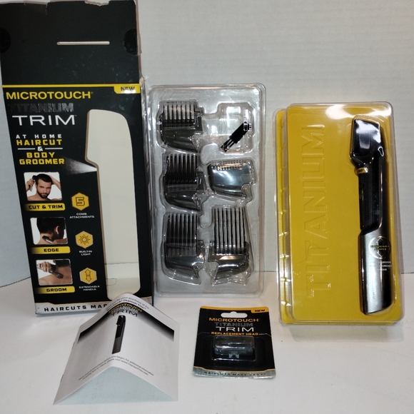 Microtouch Titanium Trim Haircut & Body Groomer With Additional Replacement Head - Picture 6 of 10